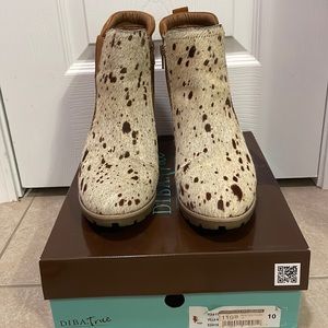 Diba True Cowhide Booties